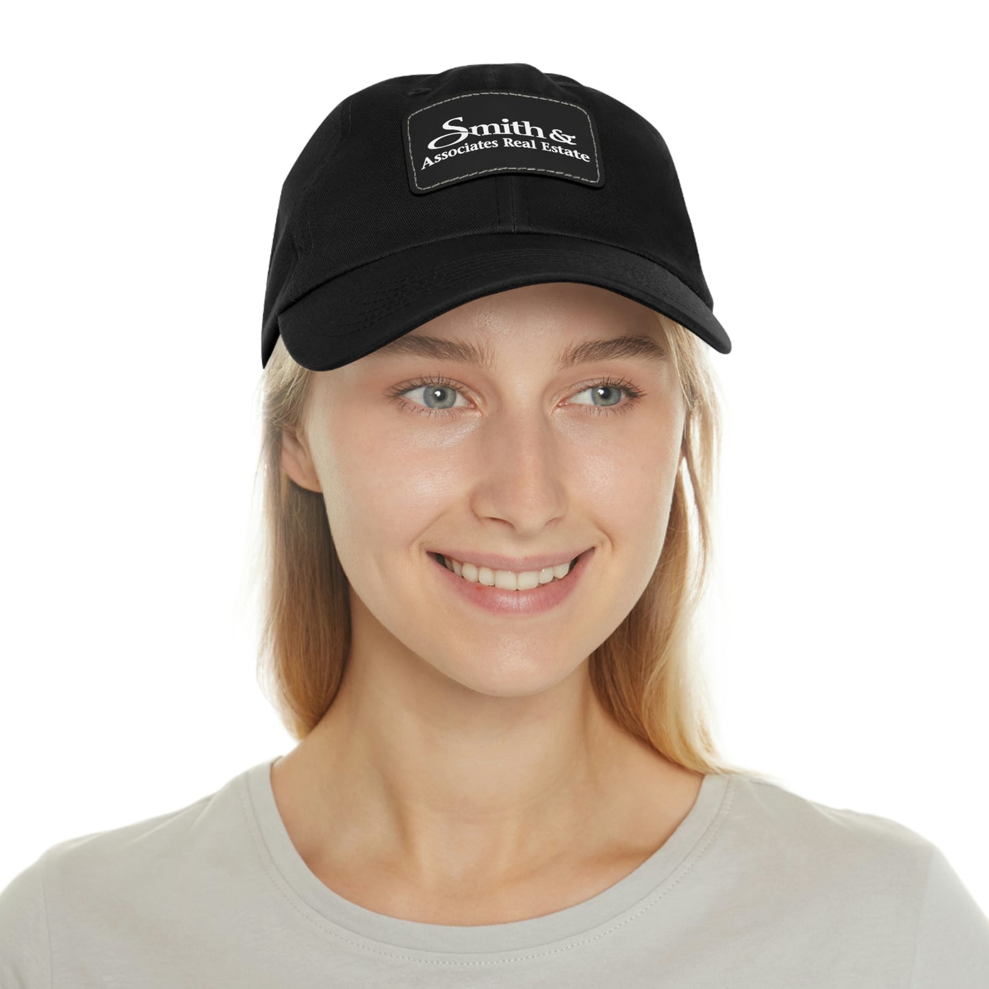 Smith & Associates Dad Hat with Leather Patch