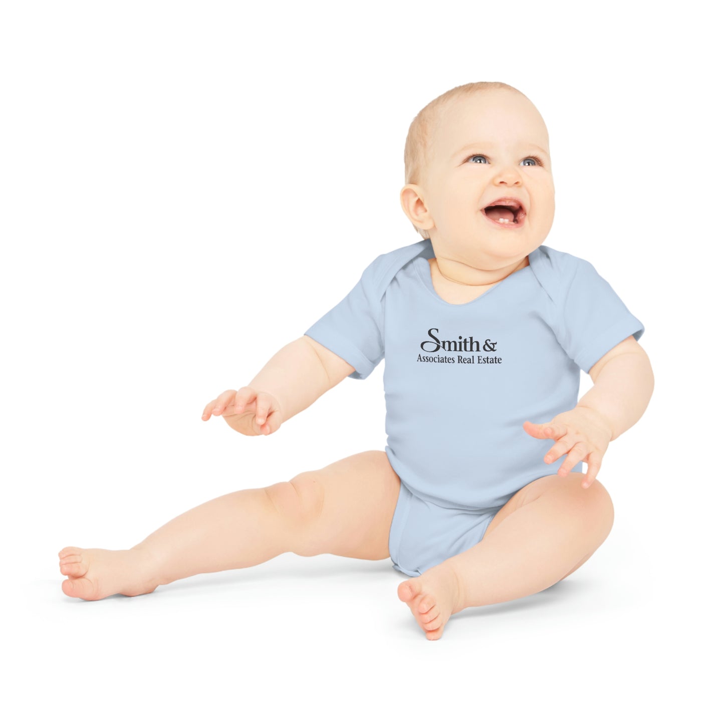 Smith & Associates Baby Organic Short Sleeve Bodysuit