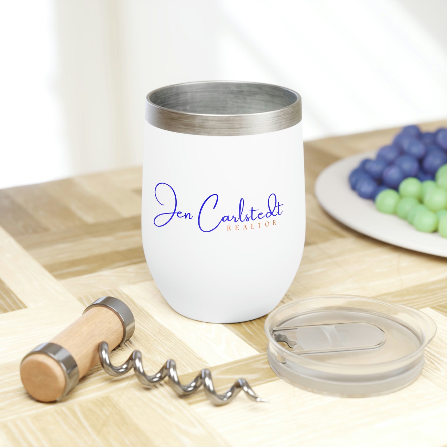 Custom Agent Chill Wine Tumbler